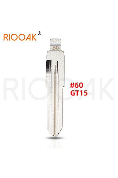 Choice 10 قطع/وحدة شفرة مفتاح سيارة فارغة من المعدن غير المقطوع #60 GT15 2 في...