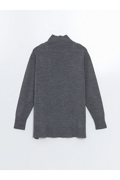 LC Waikiki Half Turtleneck Oversize Women's Knitwear Sweater