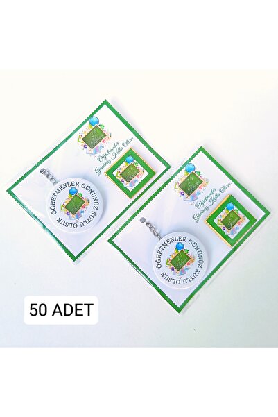 ORGANİZASYON HEDİYEM 50 قطعة 24 نوفمبر هدية عيد المعلم حلقة مفاتيح كبيرة الحج...