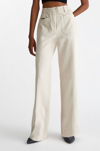 liu.jo Pamuklu Düz Kesim Pantolon