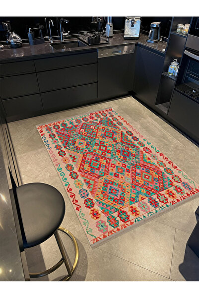 Rugs Modern Halı Güney Koleksiyonu Çok Renkli Geleneksel Motifler ve Geleneks...