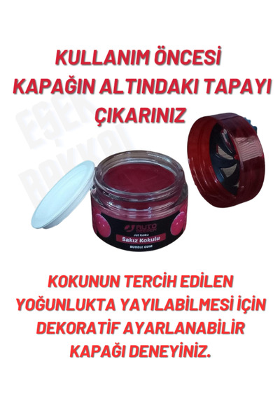 AutoDeepen 2li Sakız Kokulu Jel Koku Oto Ve Oda Koku Araç Araba Kokusu Oda Kokusu Ayakkabılık Banyo Wc Koku