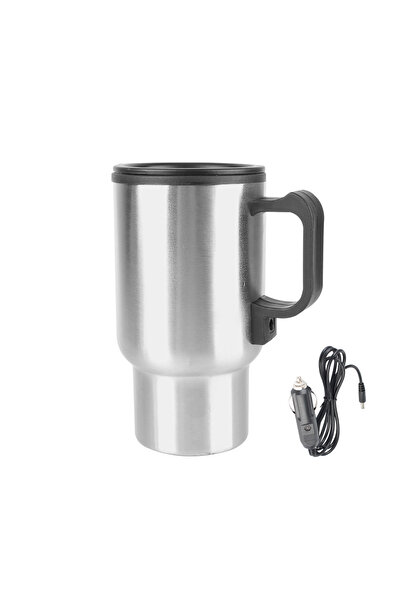 Choice Silver Camping Travel Kettle Electric Heating Car Kettle Stainless Ste...