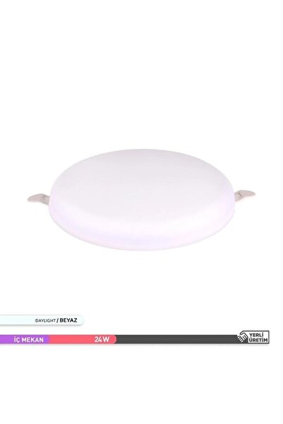 ACK - 24w 6500K Beyaz Sıva Üstü Çerçevesiz Yuvarlak Led Panel AP11-02430