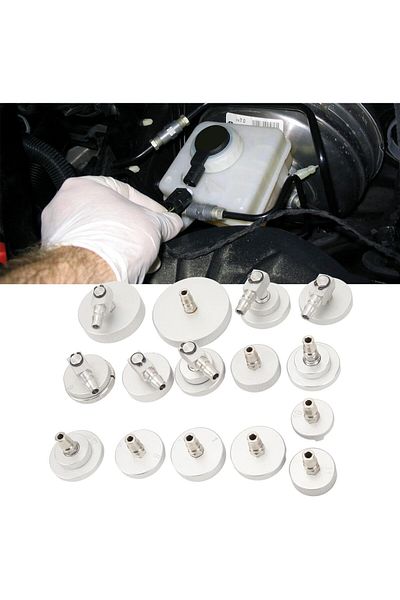 Choice 01 1pcs Automotive Master Cylinder Brake Bleeder Cap Adapter For Manual, Pneumatic Brake Fluid Bleed