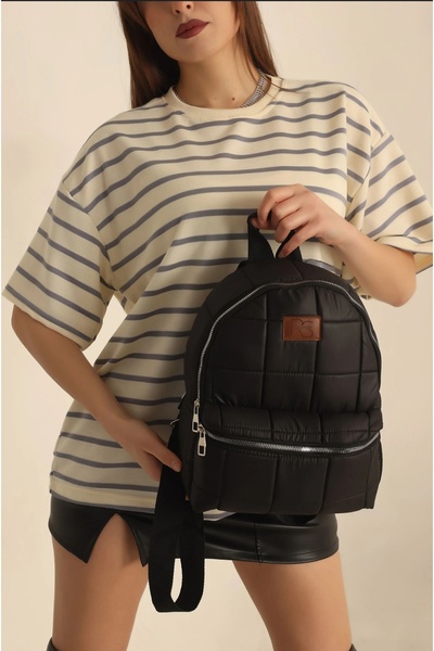 Gold Garden Quilted Backpack