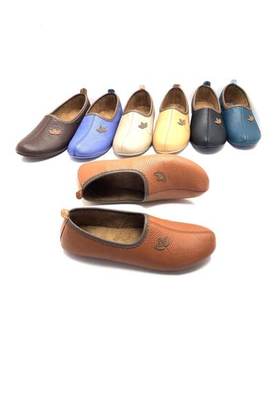 Deritarz Hakiki Deri Hac Umre Tavaf Patiği Ve Ev Ayakkabısı