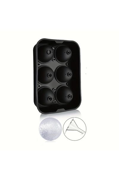 Choice 6-Grid Ice Silicone Cube Mold Tray DIY Freeze Ice Maker Creative Ice Cube Mold Barware Tools Perf...