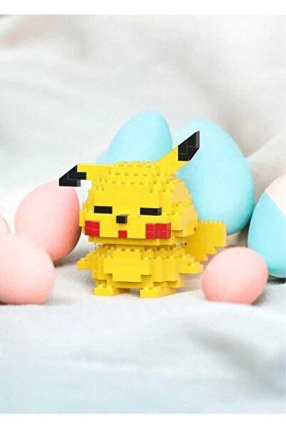 Bricks Pokemon Pikachu Yapboz 3d Puzzle Lego