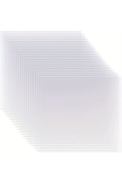 Choice 20 Pcs 6 Shaft 12 X 12 Inch Blank Stencil Clear Material Mylar Stencil...