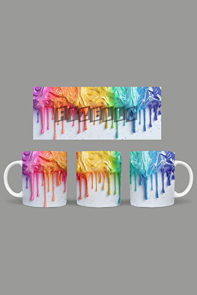 Fizello الدهانات المتدفقة - كوب ملون تحت عنوان Drops