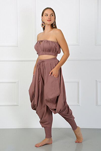 ağva collection Bloom Şile bezi Şalvar Pantolon