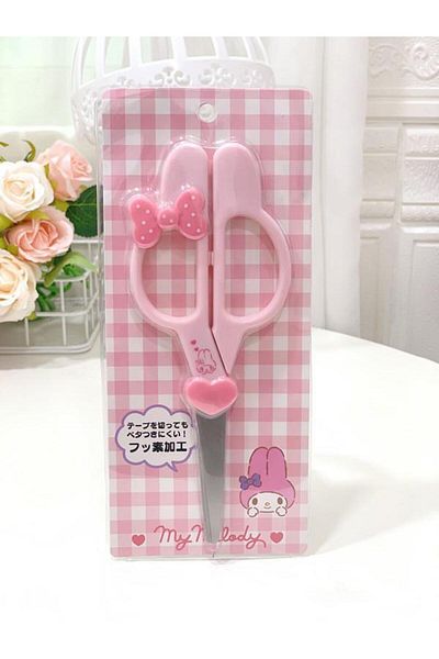 Choice My Melody New Kawaii Sanrio Kuromi Cinnamoroll Hand Made Scissors Cute Melody Art Scissors Kid Stati