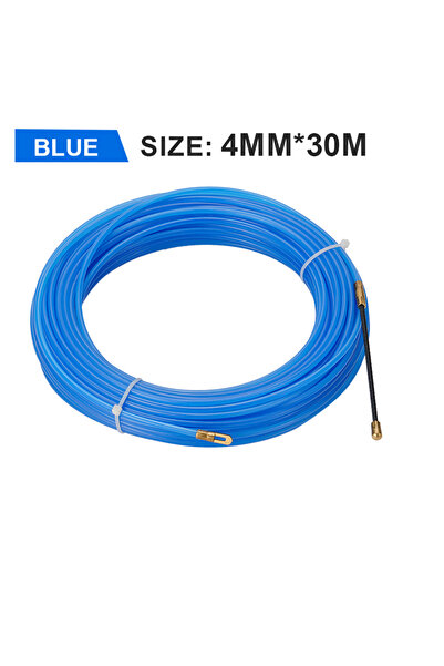 Choice4 أداة سحب كابلات من الألياف الزجاجية بطول 30 مترًا وقطر 4 مم، وسلك بطو...