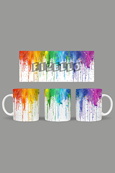 Fizello الدهانات المتدفقة - كوب ملون تحت عنوان Drops