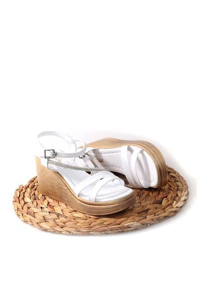 Papuçcity Sprs 02829 Sandale cu pană pentru damă