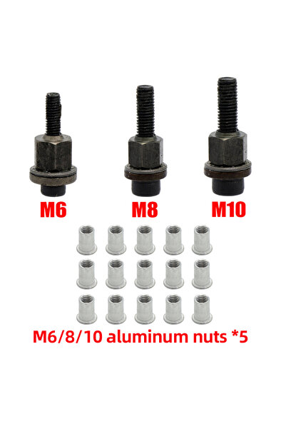 Choice4 M6M8M10 with 15pcs HIFESON Hand Rivet Nut Tool Head Manual Riveter El...