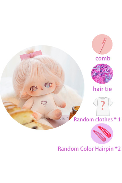 Choice دمية 20 سم مع ملابس 20 سم دمى نجمة قطنية لطيفة من القطيفة، دمية محشوة ...