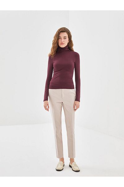LC Waikiki Pantaloni de damă cu tăietură morcov cu talie elastică