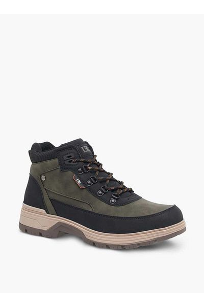 LBL by Shoexpress Panelled Lace-Up Chukka Boots