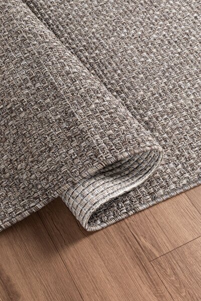 WOOF HOME Notre Premium Kalite Kaymaz Tabanlı Doğal Yıkanabilir Kilim Oturma ...