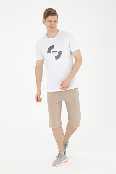 U.S. Polo Assn. Erkek Açık Haki Örme Şort 50279619-VR183