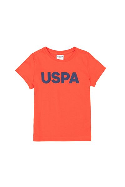 U.S. Polo Assn. Tricou de bază roșu pentru băiat 50279614 -VR030