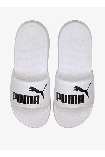 Puma Men's Logo Print Slip-On Slides