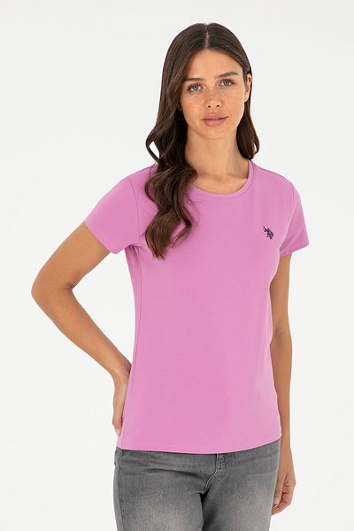 U.S. Polo Assn. Tricou de bază violet pentru femei 50280033 -VR037
