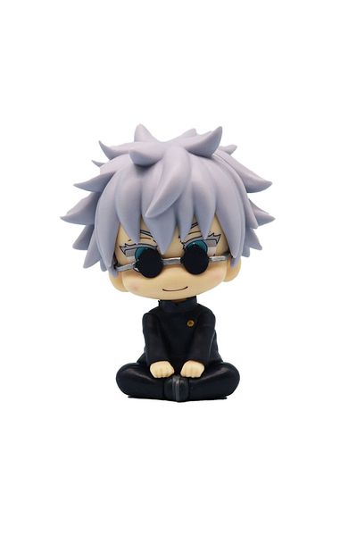 Choice New 5Pcs/set Jujutsu Kaisen Cute Yuji Itadori Gojo Satoru Q Ver. PVC Action Figures Anime Figure ...