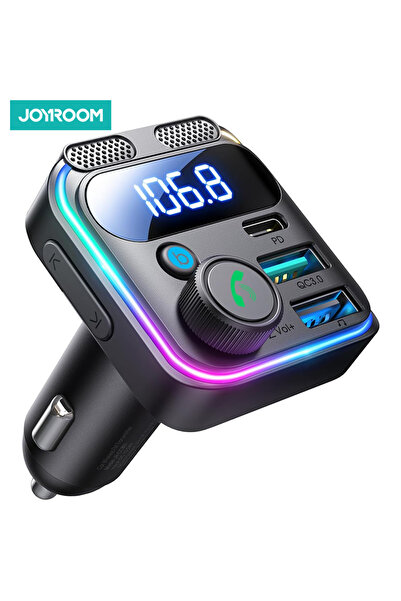 Choice Joyroom 2024 bluetooth 5.3 fm transmitter car 48w pd&qc3.0 car charger adapter bluetooth & u ...