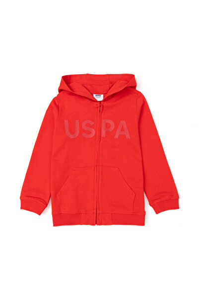 U.S. Polo Assn. Erkek Çocuk Kırmızı Basic Sweatshirt 50279797-VR030