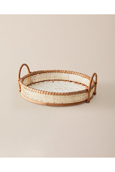 Madame Coco صينية مستديرة من Nacre - Sedef