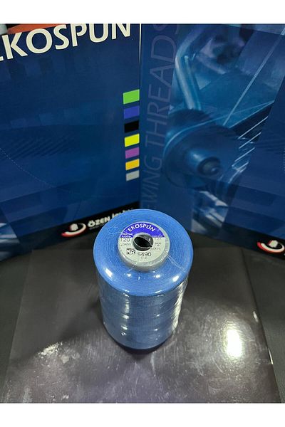 AYHANMAK Sewing Thread 120 No 5000m Polyester Ekospun, High Strength, Ultra Quality