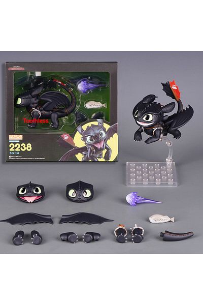 Choice How To Train Your Dragon Figure Toothless Light Fury Action Figures Pvc Model Kit Toy Action Mode...