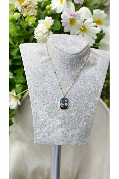 İNN JEWELLERY قلادة فولاذية غير مشوهة مع شكل التارو المضاد للحساسية (ضمان الم...