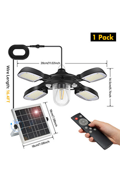 Choice 1pcs 192led Solar Powered Barn Light Solar Shed Light for Indoor and O...