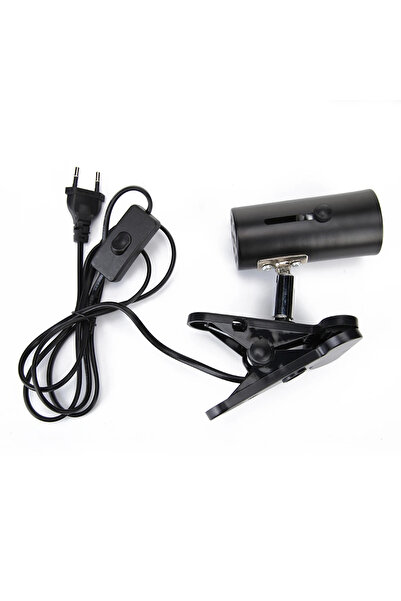 choice2 حامل مصباح تدفئة أسود B E27 للزواحف، غطاء لمبة UVA UVB بمشبك، مصباح س...