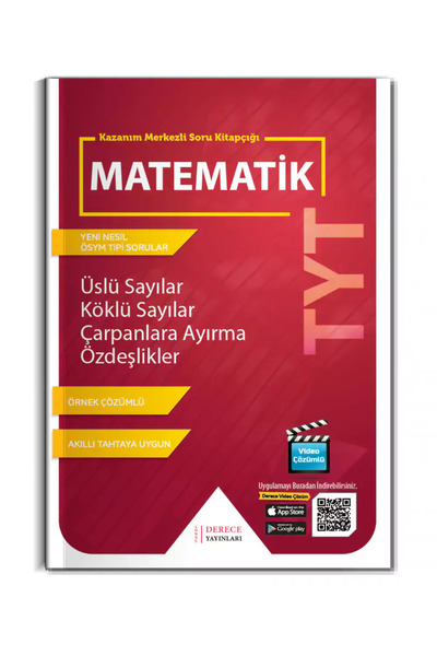 Sonuç Derece Yayınları Tyt Üslü Köklü Sayılar Çarpanlara Ayırma Özdeşlikler 2...