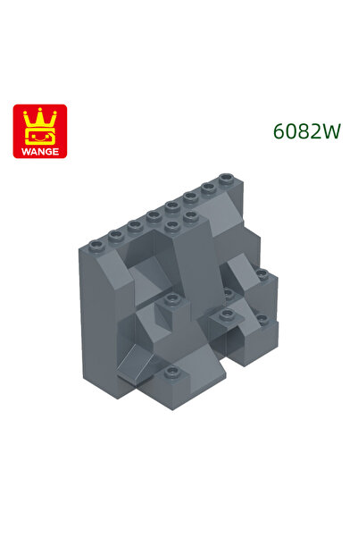 Choice4 حوالي 161 قطعة، 73. رمادي مزرق داكن، 8 قطع/مجموعة، 6082W، كتل بناء جب...