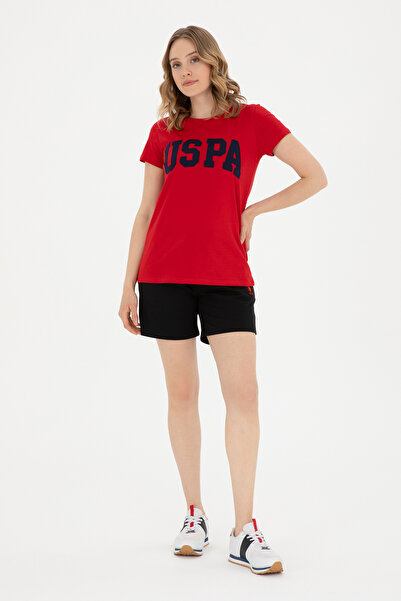 U.S. Polo Assn. Kadın Siyah Örme Şort 50280074-VR046