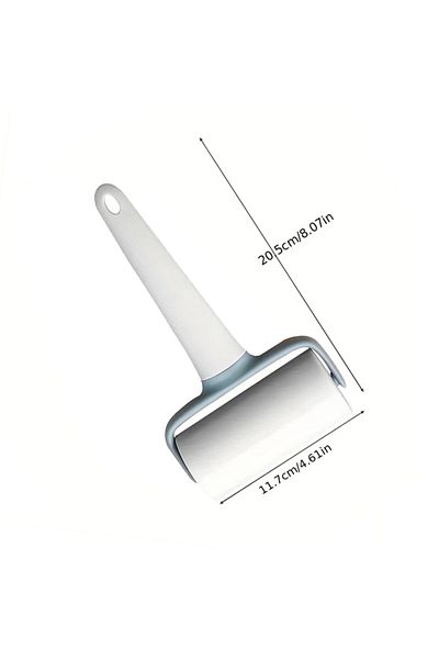 Choice 1pc Sky Blue 1pc Hand-held Roller With Handle Rolling Pin Household Baking Rectangular Roller Press