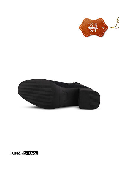 M.P. Aurora Winter Жіночі Slip-On Чорні Повсякденні Чорні Нубукові Шкіряні Чоботи 2228