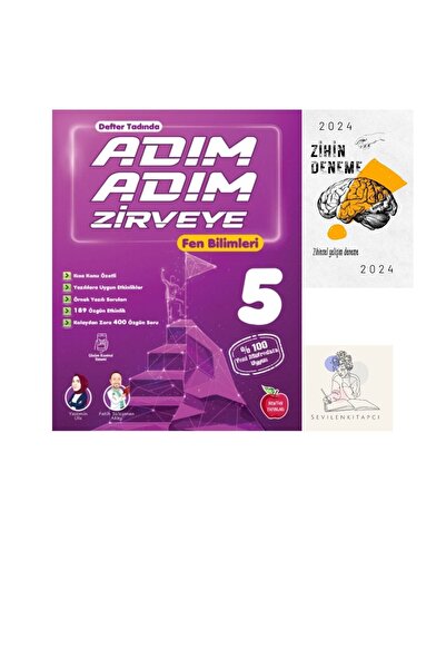 Newton Yayınları NEWTON 5.SINIF ADIM ADIM ZİRVEYE FEN K.A+ZİHİN DENEME(SEVİLENKİTAPCİ) GÜNCEL MÜFREDAT