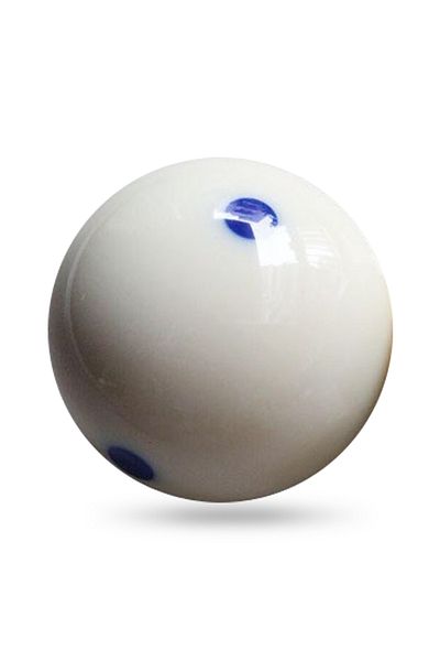 Choice Red Billiard Practice Training Cue Ball 57.2mm Standard Pool Billiard Cue Ball with 6 Blue Dots
