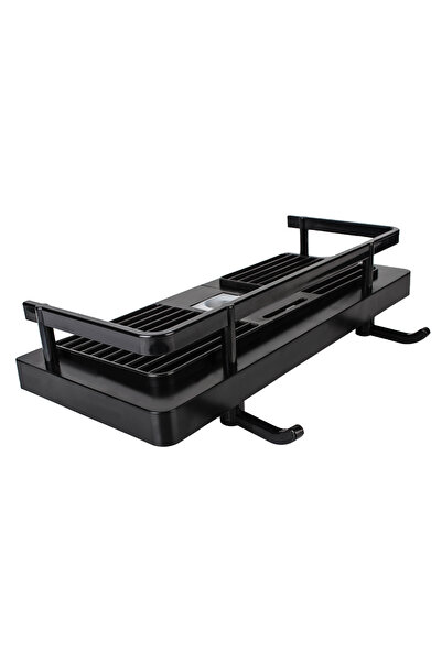 Choice black Bathroom Organizer Shower Storage Holder Rack No Drilling For Wall Household Item Shampoo Tray