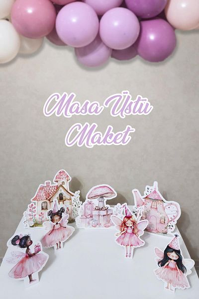 PEKSHOP Σετ πάνελ με θέμα Fairy Girl Fairy Girl Concept Επιτραπέζια σανίδες γενεθλίων