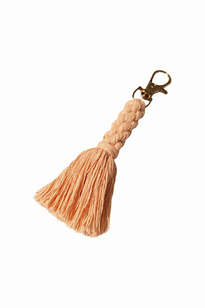 nftart.design بيبي بينك - حلقة مفاتيح/حقيبة مكرامية مصنوعة يدويًا