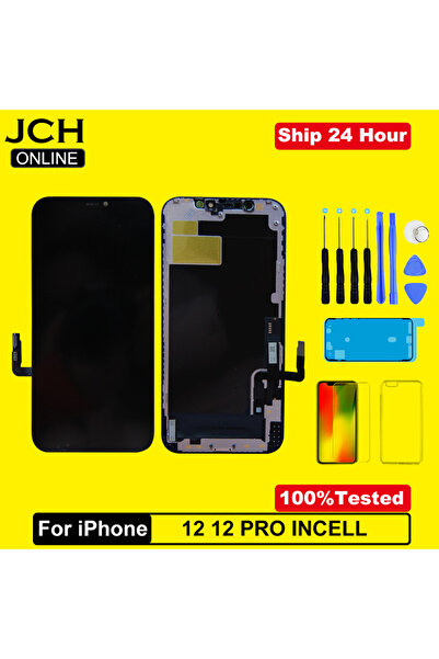 Choice شاشة LCD بتقنية Incell لهاتف iPhone 12 و 12 Pro، مزودة بتقنية اللمس ثل...