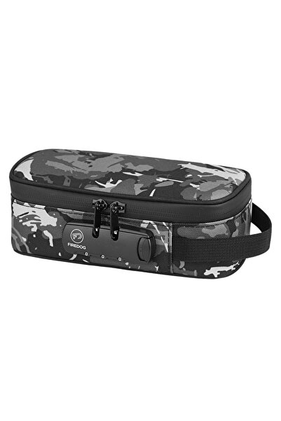 Choice حقيبة تخزين مقاومة للروائح من فايردوج بلون رمادي مموه مع حاوية تخزين م...